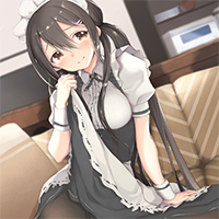 可愛い彼女がメイドさん!?